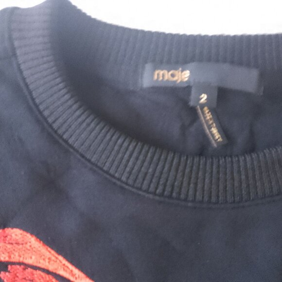 Maje black sweater - Picture 3 of 3